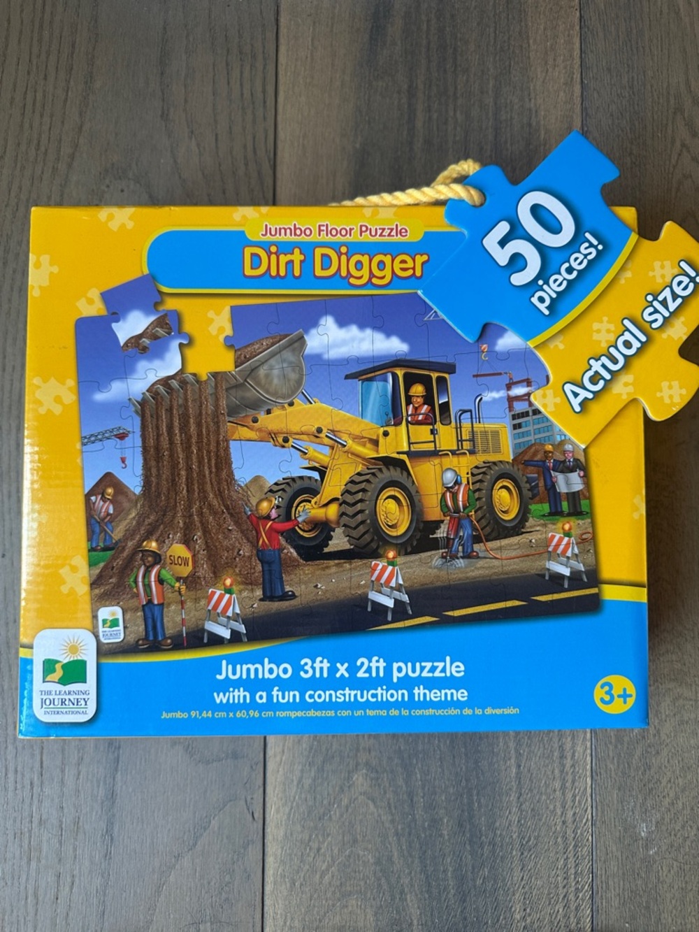The Learning Journey International Dirt Digger Jumbo Floor Puzzle